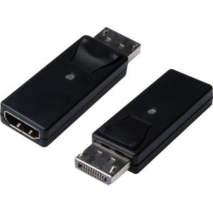 DIGITUS DisplayPort Grafik Adapter Stick, DP zu HDMI Typ A, Full HD 60Hz, 1920 x 1080 Pixel, Schwarz