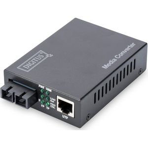 Digitus - Fast Ethernet Media Converter - Data Converter - SC - 10/100Base-TX naar 100Base-FX