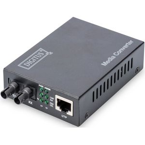 Digitus - DN-82110-1 - Gigabit Media Converter - Multimode ST - Inclusief Voeding