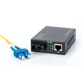 Digitus - Gigabit Ethernet Converter - Data Converter - Zwart - Glasvezel