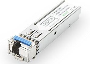 Digitus mini GBIC (SFP) Module, 20km, Zendontvangers, Zilver