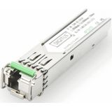 DIGITUS Professionele SFP-module, Gigabit LC, Duplex (beten), Single Mode, tot 20 km/80 km BiDi Duplex tot 80 km