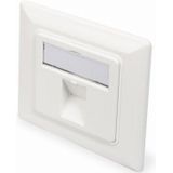 Digitus - Dn-93811 Wandcontactdoos - Wit - RJ-45 - Compact Metalen Ontwerp