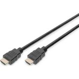 DIGITUS HDMI mit Ethernet-Anschlusskabel High Speed 10m