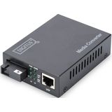 Digitus - Media Converter - Singlemode BiDi WDM - Gigabit Ethernet - SC Socket - Tot 20km