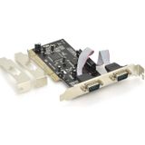 DIGITUS - IO-kaart - PCI - Seriële Interfacekaart - 2-poort DSUB-9 - Chipset MCS9865