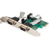 Digitus - Seriële I/O Kaart - 2 x DB9 M - PCI Express - ASIX99100