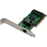 DIGITUS I/O-kaart - PCI - RJ45 netwerkkaart - 1 poort - Gigabit Ethernet - 1 Gbps - PCI-Express