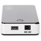Digitus DA-70222 USB 2.0-hub 7 poorten Zwart, Zilver