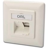 Digitus DN-9007-1 wandcontactdoos 2 x RJ-45 Wit