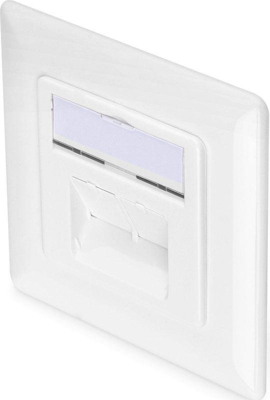 Digitus DN-9007-1 wandcontactdoos 2 x RJ-45 Wit