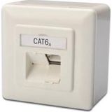 DIGITUS aansluitdoos Cat.6A (diep) - 2 x RJ45 - afgeschermd
