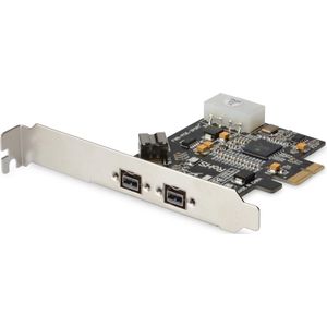 Digitus 3 poorten FireWire 800-controllerkaart FireWire 800 PCIe