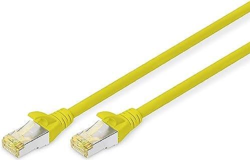 DIGITUS Patch-Kabel RJ-45 (M) zu RJ-45 (M) 10m Kupfer S/FTP Cat 6a gelb (DK-1644-A-100/Y)