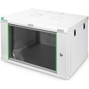 DIGITUS Netwerkkast - 19 inch Rack - 7 U - wandmontage - 450 mm diepte - draagvermogen 60 kg - Dynamic Basic Serie - grijs