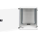 DIGITUS - Netwerkkast - 19-inch Rack 12 HE - Glazen Deur - Grijs
