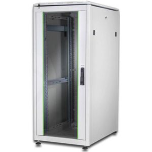 ASSMANN DIGITUS 26HE Unique Netzwerkschrank 600x800 mm Glastür Grau