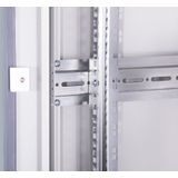 Digitus - Unique 42u 19" Rack - Zwart - Staal - Glazen Voordeur