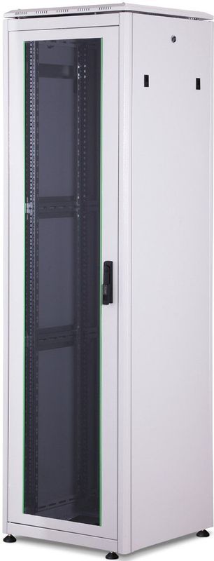 Digitus - Unique 42u 19" Rack - Zwart - Staal - Glazen Voordeur