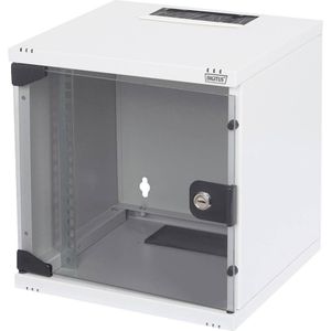 Digitus netwerkkast 10 inch, 6U, wandmontage, HxBxD 330x312x300mm, nuttige diepte 250mm, grijs