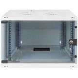 Digitus DN-19 07U-S-1 19inch-wandkast (b x h x d) 520 x 360 x 400 mm 7 HE Grijs-wit (RAL 7035)