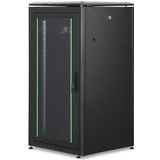 DIGITUS - DN-19 22U-6/6-B-1 - Netwerkkast - Zwart - Draagvermogen 800 kg - Werkingsdiepte 22HE
