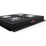 Digitus DN-19 FAN-2-B-N rack-toebehoren Ventilatiepaneel