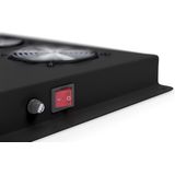 Digitus DN-19 FAN-2-B-N rack-toebehoren Ventilatiepaneel