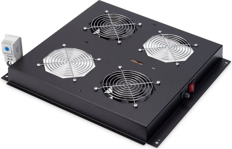 Digitus DN-19 FAN-2-B-N rack-toebehoren Ventilatiepaneel