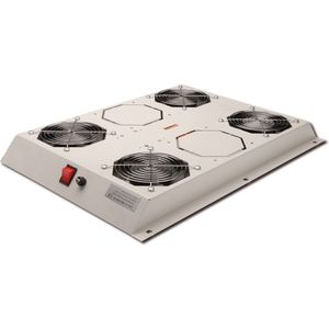 Digitus DN-19 FAN-4-SRV Koeling accessoire Grijs