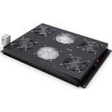 Digitus - Dakventilator - Zwart - Accessoire voor Serverkasten