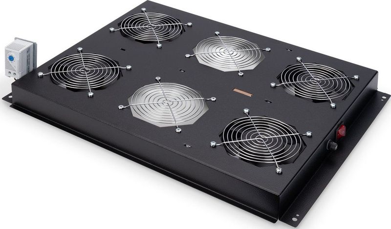 Digitus - Dakventilator - Zwart - Accessoire voor Serverkasten