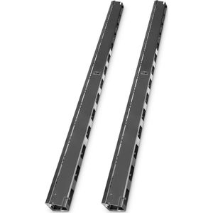 Digitus - Kabelgeleidingskanalen - Zwart - Set van 2