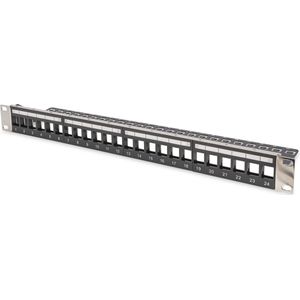 Digitus 24 poorten Netwerkpatchpaneel 483 mm (19) Zonder connectoren 1 HE Niet ingericht