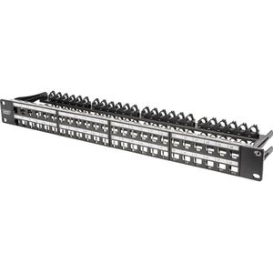 Digitus Patchpanel Zwart Cat6a 1u