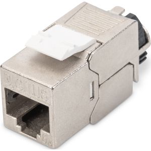 DIGITUS - Keystone Module - Cat-6A - Ontwerpbaar - 500 MHz 10GBase-T - Gereedschloze Installatie