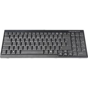 Digitus - Toetsenbord - Zwart - Geschikt voor TFT-consoles - Italiaanse Indeling (IT) - Bedraad