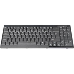 DIGITUS - Toetsenbord - Zwart - Turkse Lay-out - Compatibel met DS-72210 / DS-72211