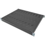 Digitus - Plank - Zwart - 1U voor 48,3cm 19inch Netwerkkast