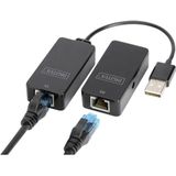 Digitus USB 2.0 Adapter voor Computer Muis Netwerk Laptop 50 m