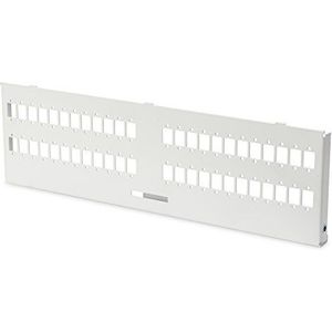 48x LC, DX, 48x E2000/SX, 48 SC/SX verticale adapterplaat voor DN-96800L, kleur grijs RAL 7035