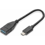 DIGITUS USB-Adapterkabel - USB Typ A / USB-C 0,15cm
