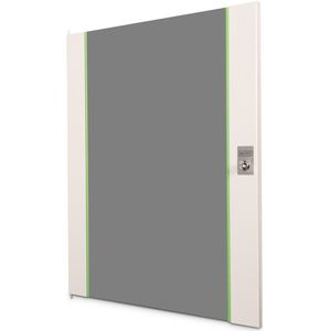 DIGITUS glazen vervangende deur voor Unique netwerkkast – 16 HE – geschikt voor DN-19 16-U, DN-19 16U-6/6, DN-19 16-U-3 – met slot en sleutel – veiligheidsglas – grijs