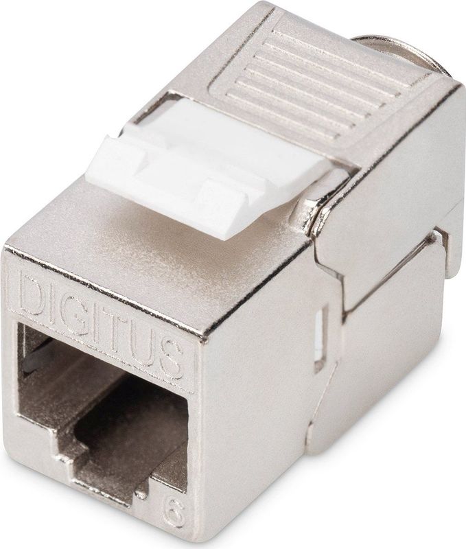 Category 6 UTP RJ45 Connector Digitus DN-93612-1 Silver Ivory