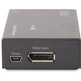 Digitus - 4K DisplayPort Repeater - Schakeldoos - Metalen Behuizing - Tot 20 Meter Bereik