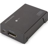 Digitus - 4K DisplayPort Repeater - Schakeldoos - Metalen Behuizing - Tot 20 Meter Bereik