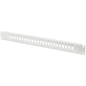 DIGITUS FO splitterbox voorpaneel - Glasvezel patchpaneel - 24x LC/DX - 19-inch 1U - Grijs