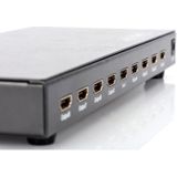 Digitus HDMI Splitter, 1x8, HDMI, 8x HDMI, 1920 x 1200 Pixel, 225 MHz, 480i, 480p, 576i, 576p, 720p, 1080i, 1080p, DTS-HD, Dolby Digital, Dolby TrueHD