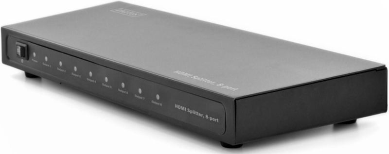 DIGITUS - DS-43302 - HDMI Splitter - 1x8 - Full HD 1080p - HDCP 1.0/1.1/1.2