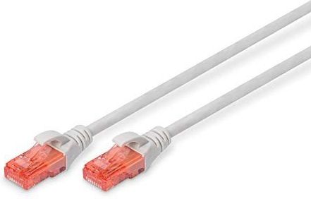 DIGITUS Patch-Kabel RJ-45 (M) zu RJ-45 (M) 5m Kupfer U/UTP Cat 6 grau (DK-1617-050)